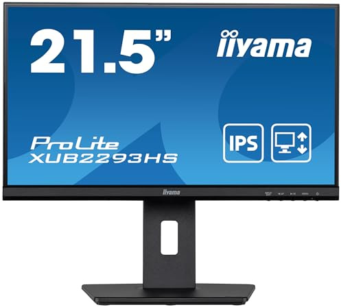 Moniteur IIYAMA 21.5 IPS*XUB2293HS-B3*HP/HDMI/DP/VGA/Pied Reg