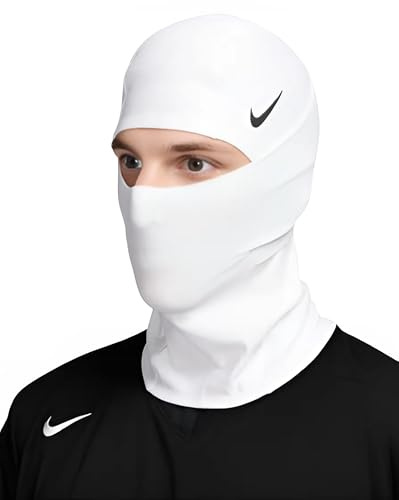 Nike Pro Hyperwarm Hood, White | Black, One size
