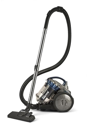 Girmi Ap23 Aspiradora Superpotente con Sistema Multiciclón Y Doble Filtro Hepa, 700 W, Gris/Azul
