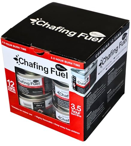 Zodiac ZSP CGE4 12 x 3.5 Hour Chafing Fuel Gel