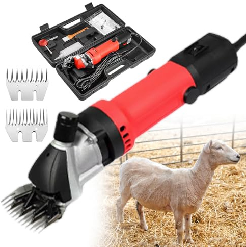 pealiritansemen Esquiladoras para Ovejas con Cable De 2800 W, Potentes Tijeras Eléctricas para Ovejas, Adecuadas para Esquilar Ovejas, Cabras, 9 Dientes Rectos Y 13 Dientes Rectos