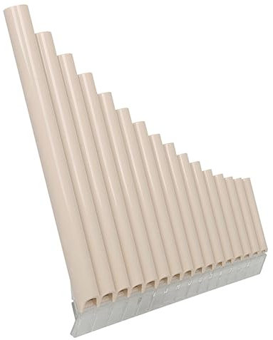 VICASKY Panflöte Musikinstrument in C-tonart Mit Notenbuch Für Anfänger Und Schüler Tragbar Mit Aufbewahrungstasche