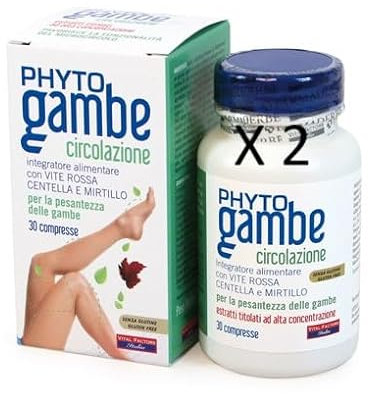 Vital Factors Phyto gambe 30 Compresse (2 Confezioni)
