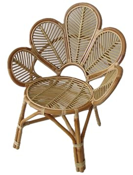 fantasie d oriente poltrona vimini rattan naturale adulti rattan 93 CM altezza per interno ed esterno con cuscino in omaggio