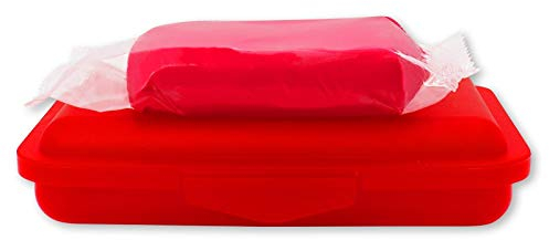 ABACUS® 200 g Reinigungsknete für Auto rot abrasiv/stark (4352)