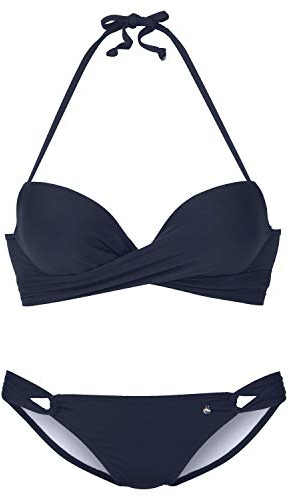 s.Oliver push-up bikiniset i marinblå, marinblå, 80A