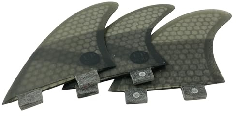 UPSURF Surfingfenor glasfiber surfbräda fenor FCS stil tri fin thruster set Grey G7