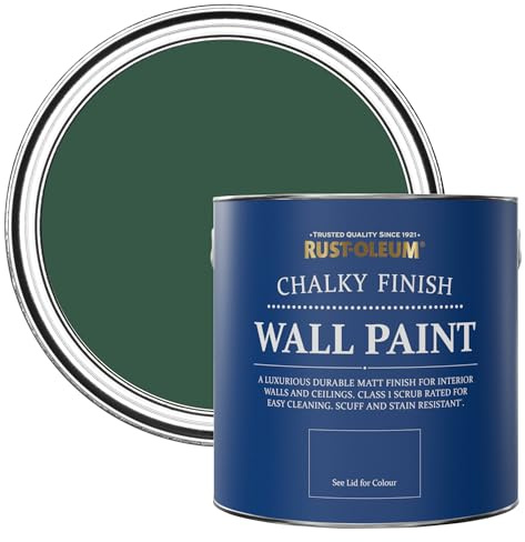 Rust-Oleum Green Wall and Ceiling Paint in Matt Finish - The Pinewoods 2.5L