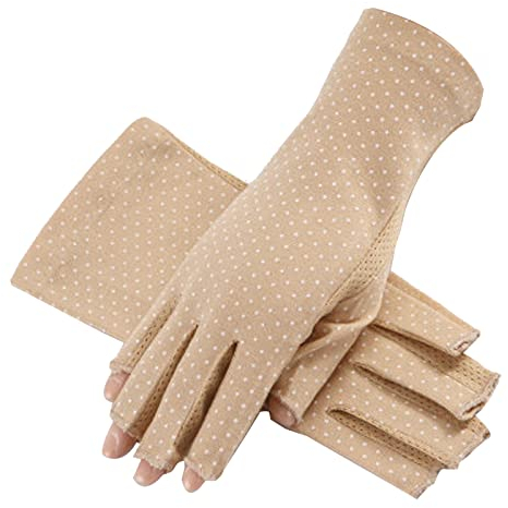 WINBOB Sunblock Handschuhe rutschfeste UV-Schutz Fahrhandschuhe Sommer Outdoor Handschuhe für Damen und Mädchen