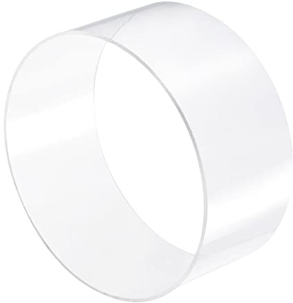 DMiotech 194mm x 200mm 4 Trasparente Acrilico Tubo Rigido Plastica Tubo per Acquario Acqua Tubo, Acqua Raffreddamento Sistema, Idraulico