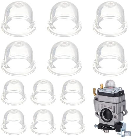 12 PièCes Poire D'AmorçAge Debroussailleuse, 19 mm/22mm Pompe Amorcage Debroussailleuse, Pompe D'Amorcage Pour DéBroussailleuse, Scie à Essence, Tondeuse, Machine De Haie
