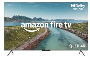 Amazon Fire TV Omni QLED-Serie (neueste Generation), 75-Zoll Smart TV in 4K Ultra HD, HDR10+, Dolby Vision, Dolby Audio, Quad-Core-Prozessor, Sprachsteuerung mit Alexa
