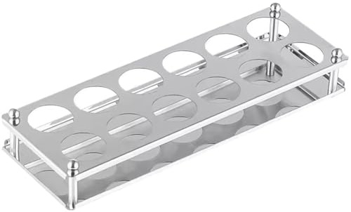 Soporte Para Vasos De Chupito De Acero Inoxidable, Juego De Vasos De Chupito De 12 Orificios, Estante Para Vasos, Bandeja Para Servir Vasos De Chupito, Estante Para Vasos De Whisky Para Bar, Fiesta,