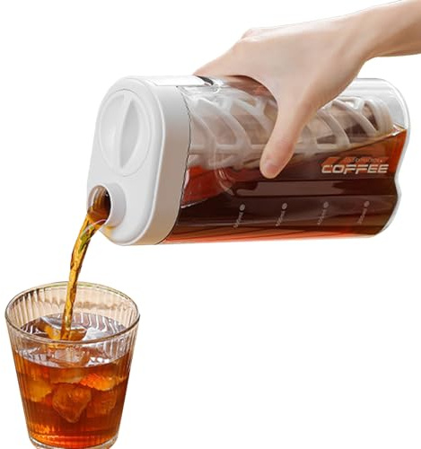 Genérico Cold Brew Café,Preparador De Café Frío | Botella Estanca Con Filtro Extrafino 350 Mallas Escala Portátil Para Exteriores Hogar Viaje Camping