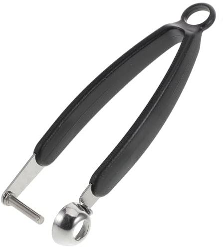 SHINEOFI Herramienta de Acero Inoxidable Portátil y Fácil de Usar para Descorazonar Cerezas y Dátiles Rojos Adecuado para Cocina y Uso en Movimiento