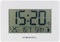 Pearl Sveglie (Casa e Cucina) - Digitale da Parete radiocontrollato: Orologio da Parete LCD radiofonico, Orologio Jumbo, Visualizzazione di Ora, Temperatura e Data (LCD Grande, Grande)