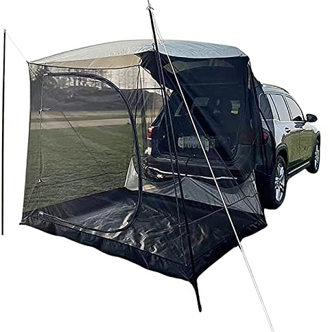 Teksome Coche Refugio Solar | Toldo para portón Trasero SUV | Carpas portátiles para Camiones | Tienda campaña para Puerta Trasera Coche para Acampar | Equipo Camping para Coche