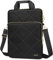 MOSISO Vertical Laptop Bag 16 inch, 15-15.6 inch Computer Shoulder Bag Compatible with MacBook Pro 16, HP, Acer,Dell,Lenovo,ASUS, Rhombus Quilted Messenger Case Front Pocket&Handle&Belt, Black