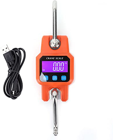 Digital Hängvåg, Fiskvåg, Hängvåg, Bärbar Våg, Uppladdningsbar Digital Hängvåg Mini Kranvåg Elektronisk Krokvåg För Hemmet(orange)