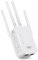Hd-line Amplificatore ripetitore, 4 antenne (300 Mbit/s, controllo app, porta Ethernet, WPS, modalità AP, LED disattivabile, compatibile con tutti i dispositivi Wi-Fi), router WiFi, bianco