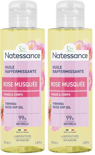 Natessance - Huile de Rose Musquée - revitalise 100ml (Lot de 2)