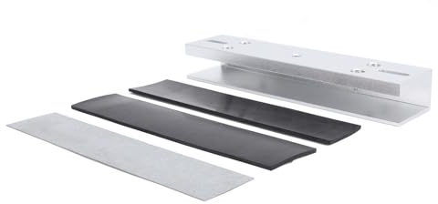 Fafeicy Supporto a Forma di U Ad Alto Peso per il Blocco Elettromagnetico Ideale per la Porta di Vetro Senza Telaio