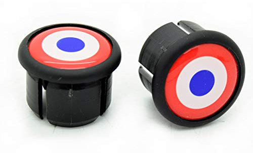 Velox Pictured Stangenendstopfen, Bulls Eye, Einheitsgröße