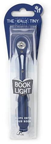 IF Really Tiny Lampe de lecture compacte pour livres au lit Bleu marine