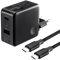 USB C Ladegerät 65W USB C Netzteil PPS GaN Charger 2-Ports PD QC 3.0 Netzteil kompatibel mit MacBookPro/Air,iPhone15,GalaxyS23,Steam Deck,Lenovo,HP und mehr mit 1.8M Ladekabel