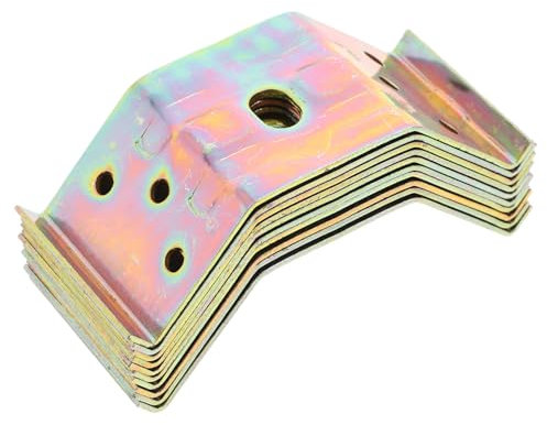 Healeved 10pièces Équerres De Lot De Supports De Mobilier Pour Assemblage Et Réparation Fixations Robustes Et Pratiques Pour Étagères Chaises Et Tables