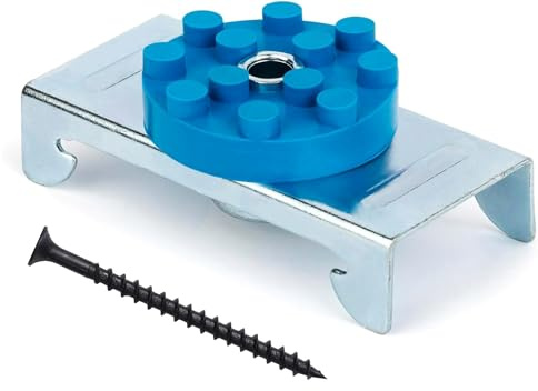 Resilient Sound Clips, Sound Insulation Clips for Resilient Channel, Decouple Wall and Ceiling Soundproofing - Mounting Screws Included - 100 Pack
