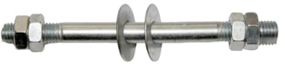 TAMS® Achse für Vollgummi Schubkarrenrad Ø 12mm Schubkarrenachse Schubkarren Karren Schubkarrenreifen