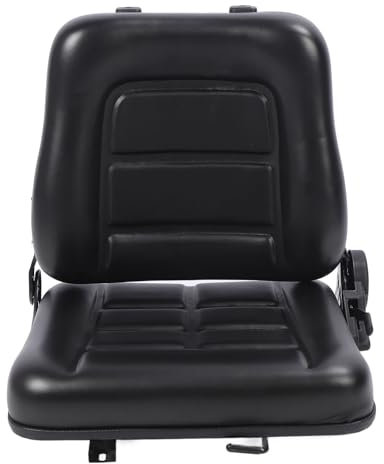 Tractor Seat with Switch - Ergonomic Forklift for Lawnmowers, Sliders, Telehandlers, Excavators and Excavators (Without Armrests)