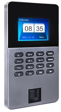 Timbratrice, Orologio timbracartellino, monitor TFT da 2,4 pollici F7C, macchina for la rilevazione e presenze con password e impronta digitale e di controllo degli accessi,Macchina per Carte