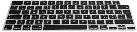 kwmobile Silikonskydd för tangentbord QWERTY (Italienska) kompatibel med Apple Macbook Pro 16.2 2024 M4 A3403 / A3186 - Svart