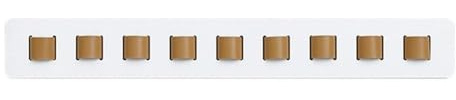 Espositore per occhiali, supporto da parete per occhiali da sole, organizer multifunzionale per occhiali da sole, 9 fori, mensola portaoggetti per occhiali (bianco)