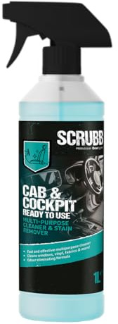 SCRUBB Cab & Cockpit Ready to Use All-in-one Multipurpose, 1L Trigger Spray