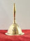 Indian Consigners Campane in ottone rumorose da 7,6 cm, uso a pendolo (Om Gold)