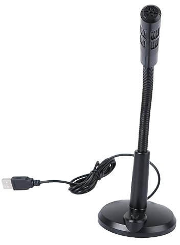 Vaguelly Bendable Desktop Usb Condenser Microphone Noise-canceling for Home Chatting Webcast for Friends Family