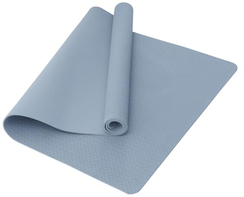 Narwhal Tappetino da yoga in TPE antiscivolo, misura L, XXL, 190 x 80 x 0,6 cm, spessore 6 mm, per esercizi in palestra e pilates, fitness e allenamento (blu, 190 x 80 x 0,6 cm)