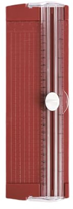 Pappersskärare maskin – Swift Edge Trimmer, precisionsskärverktyg, bärbar vass bladdesign med säkerhetsskydd | mångsidig utrustning för scrapbooking etikettkartong