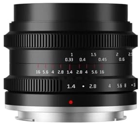 Kompatibel mit Sony E Mount 35 mm f1.4 Mark II APS-C Prime-Objektiv mit manuellem Fokus(Black,XF)