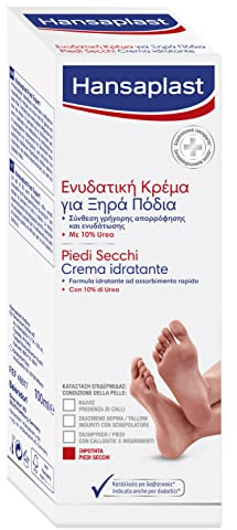 Hansaplast Foot Expert Feuchtigkeitscreme für glatte und samtige Füße, Packung mit 3 Stück x 100 ml