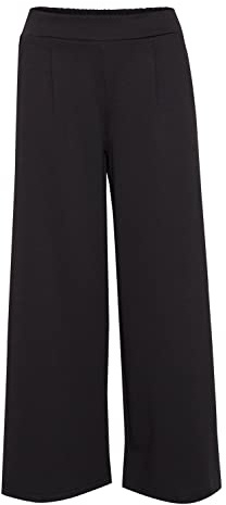 ICHI IHKATE Sus Wide PA Pantalones Informales, 194008/negro, L para Mujer