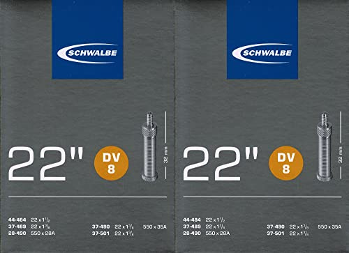 Schwalbe DV 8 22 pollici tubo flessibile Dunlop valvola