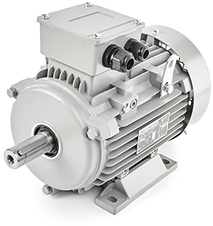 Elektromotor 0,75kW 1400 U/min 3-phasen 230/400V Drehstrommotor MOLL-MOTOR Energiesparmotor Fußmontage B3, Asynchronmotor, Hohe Effizienz Industrie elektromotoren Dreiphasen für Kompressor, Pumpe