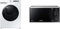 Samsung WD11T554AWW/S2 Waschtrockner & MS2AK3515AS/EG Mikrowelle, 800 W, 23 ℓ Garraum, 48,9 cm Breite, Kratzfester Keramik-Emaille-Inneraum, QuickDefrost Auftauprogramme, Silber