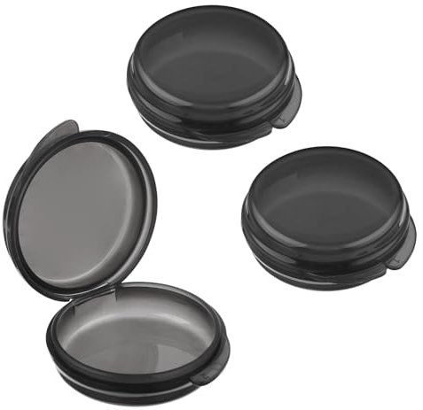 Gjinxi 3 Pezzi Portapillole Piccolo, Mini Portatile Rotondo Giornaliero Per Tascabile Da Viaggio