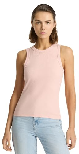 Women's Tank Tops - Australian Good Earth Cotton® Rib - Blush - X-Small | Slim Fit Ribbed Tank Tops for Women, Fine-Ribbed 9oz Cotton with Lycra® Stretch, Climate-Positive, Underlayer or Standalone