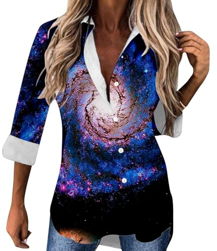 Tunique Longue t-Shirt Papillon Culotte Grossesse maternité Taille Haute Chemise de Nuit Grande Taille Femme Body Top Femme Blouse Cuisine Femme Noir Corset Livraison Rapide (Multicolour, L)